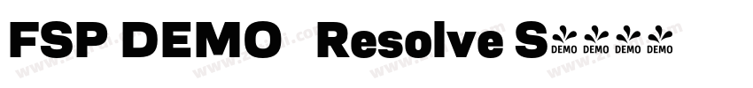 FSP DEMO   Resolve S字体转换